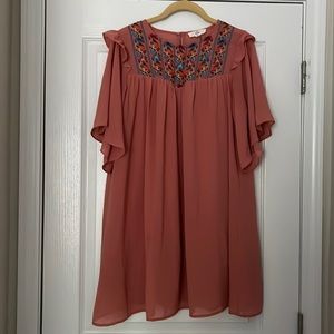 Enter Embroidered Dress